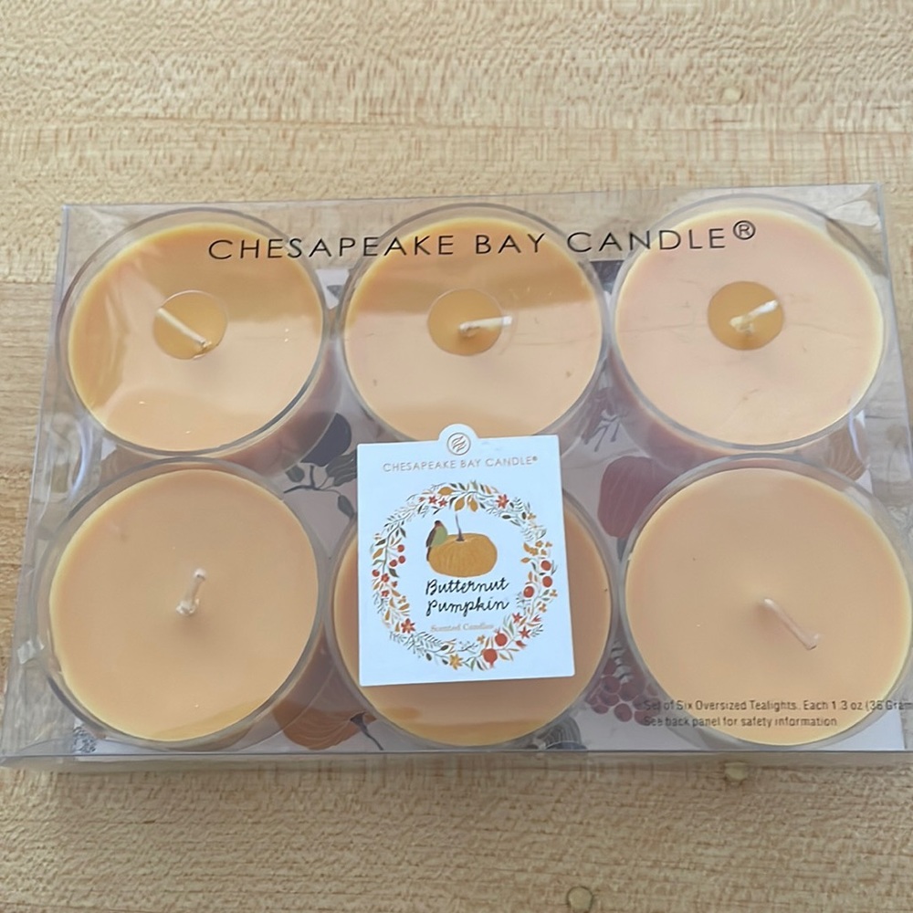 Chesapeake Bay Candle - Fall oversized tea lights